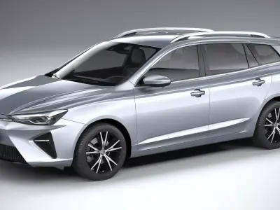 MG5 Electric 2022 3D model