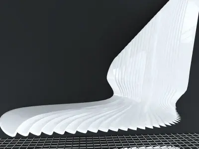 Wall Panel 3D model 13