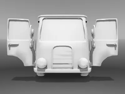 Caminhao de Carga  Low-poly 3D model