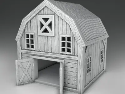 Farm architecture Set Part 2 3D print model