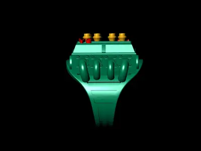 Engine Ring 3D print model
