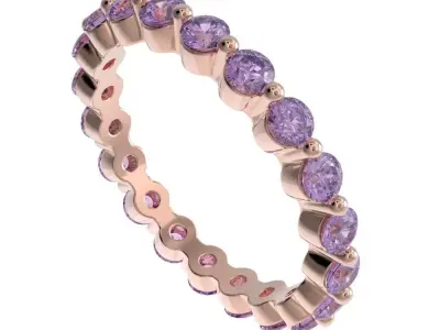 Full Eternity ring style 1 3D print model