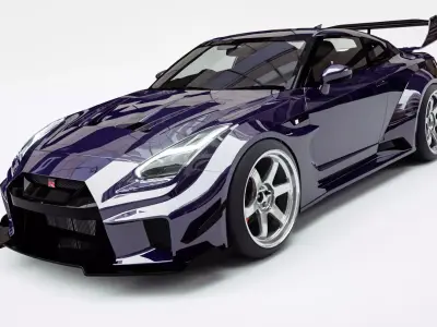 NISSAN GT-R 3D model
