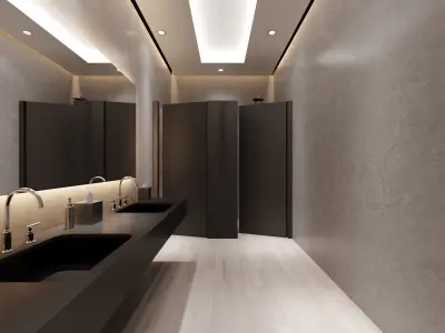 Modern gym design Free 3D model