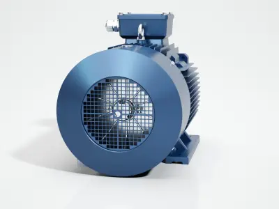 Electric motor 3D model