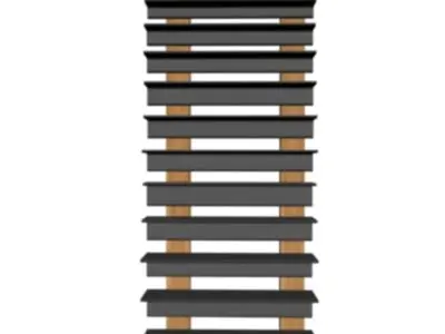 3 8in Thick Unequal Angle 3D model