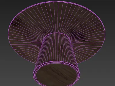 Winston Dining Table Sandro Veneer 63 inch 160 cm  3D model