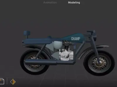 motorcycle Free low-poly 3D model by jm0455551