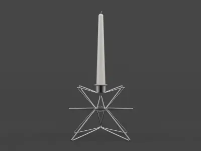 Candle Holder 3D model 4