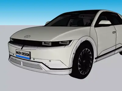 2022 Hyundai Ioniq 5 Signature 3D model