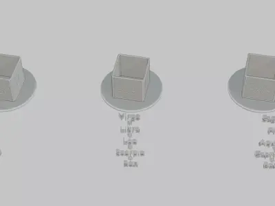 Emoji Statues Horoscopes Collection 3D print model