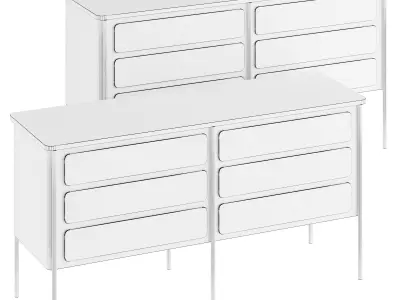 JOSE LEITE DE CASTRO MADDER Chest of drawers 3D model