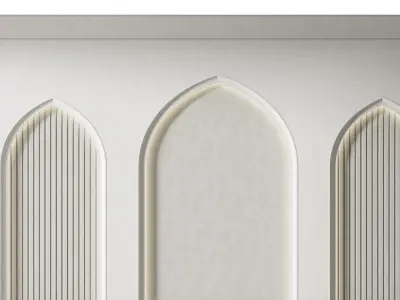 Arch 04  Arabic Wall Decor 3D model