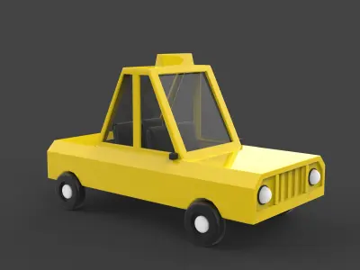 taxi  3d model 3D model