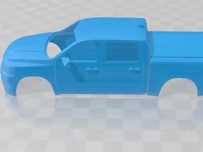 RAM 1500 REV 2025 - Body Car STL Model 3D print model