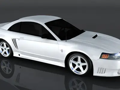 Saleen S281 Low-poly 3D model