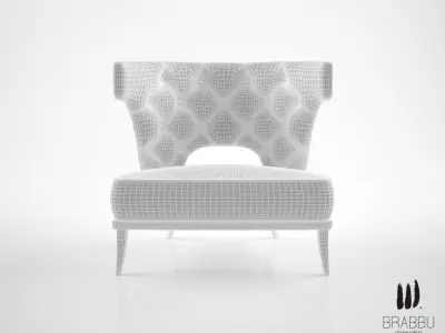 Brabbu Kansas armchair 3D model 3D model