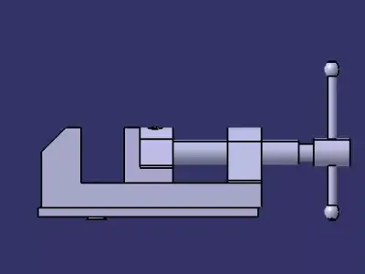 BENCH VICE- Mechanical Tool 3D print model