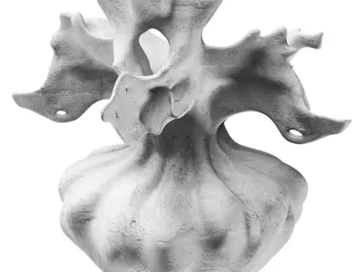 Vase decor Low-poly 3D model purchase
