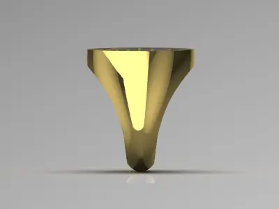 man porsche gold ring mr0069 3D print model