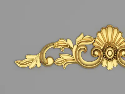 Classic Carved 001 3D model