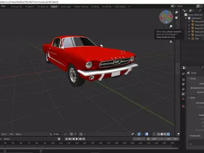 classic car 3D print model