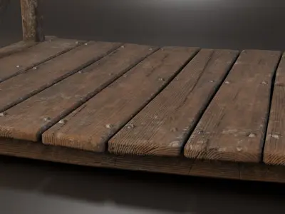 Fantasy Elevator with Lever Free low-poly 3D model