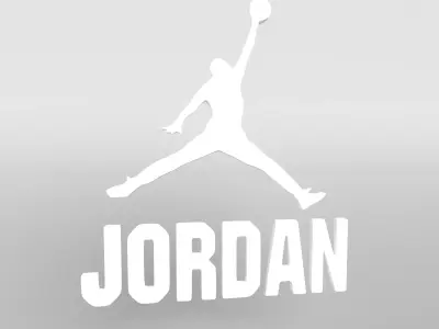 Jordan Logo version3 002 Free 3D model