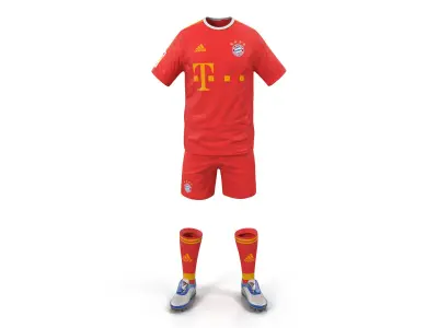 Soccer Clothes Bayern 3D model