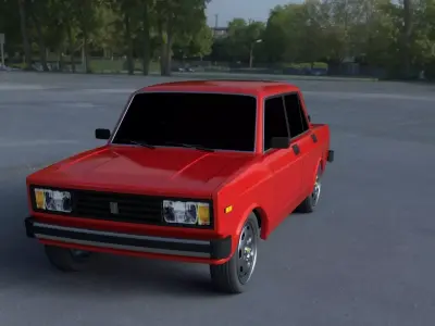 Lada Nova Riva HDRI 3D model