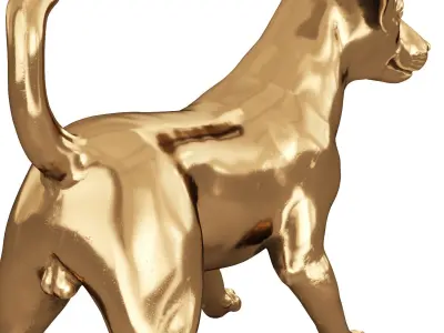 Jack Russell Terrier Figurine 3D model