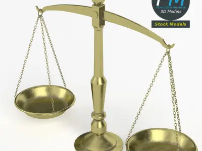 Weighing scale 1 3D model