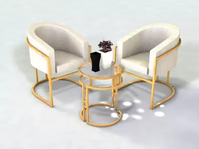 Sofa Kit Poltronas Decor 3D model