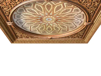 Ceiling in oriental style 3D model