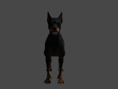 Doberman  3D model
