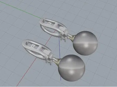 Mikimoto Earrings  3D print model
