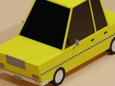 Taxi NY 3D model