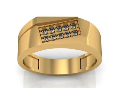 man ring 3D print model