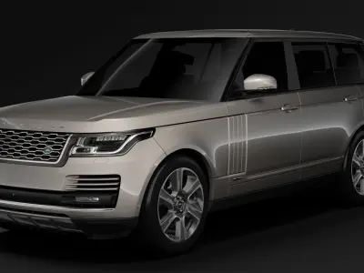 Range Rover Hybrid LWB L405 2018 3D model