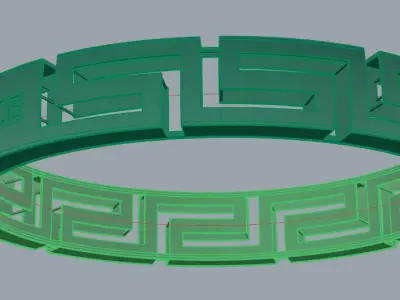 Bracelet Vers 3D print model