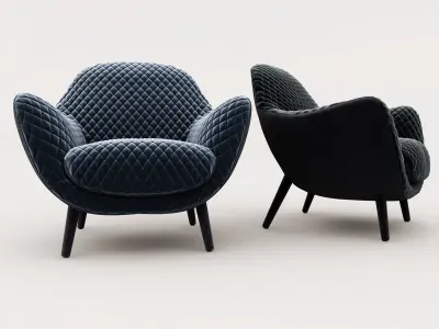 Poliform Mad Queen Armchair Free 3D model