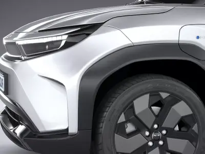 Toyota Urban Cruiser 2025 LowPoly Interior Low-poly 3D model
