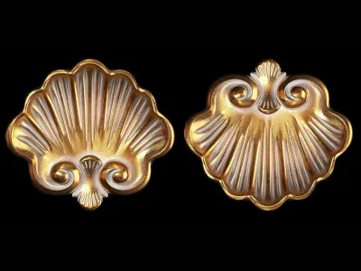 Classic carved 108 3D model