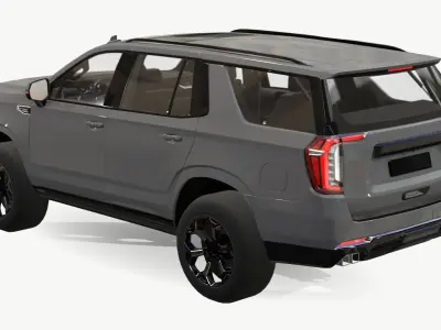 GMC Yukon 2024 2025 Low-poly 3D model