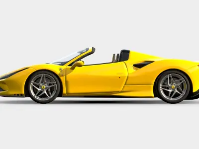 Ferrari F8 Spider 3D model
