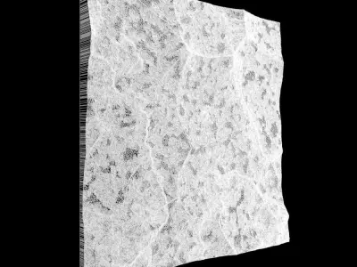 153-RockPanel piece of rock 3D model
