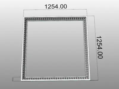 Decor Frame Free 3D print model