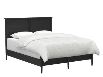 Curated Langley Queen Bed 3D model