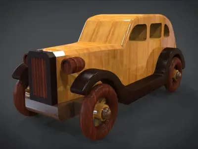 1935 Sedan Toy Car 3D print model