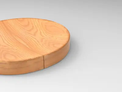Cyu Split Bowl Low-poly 3D model